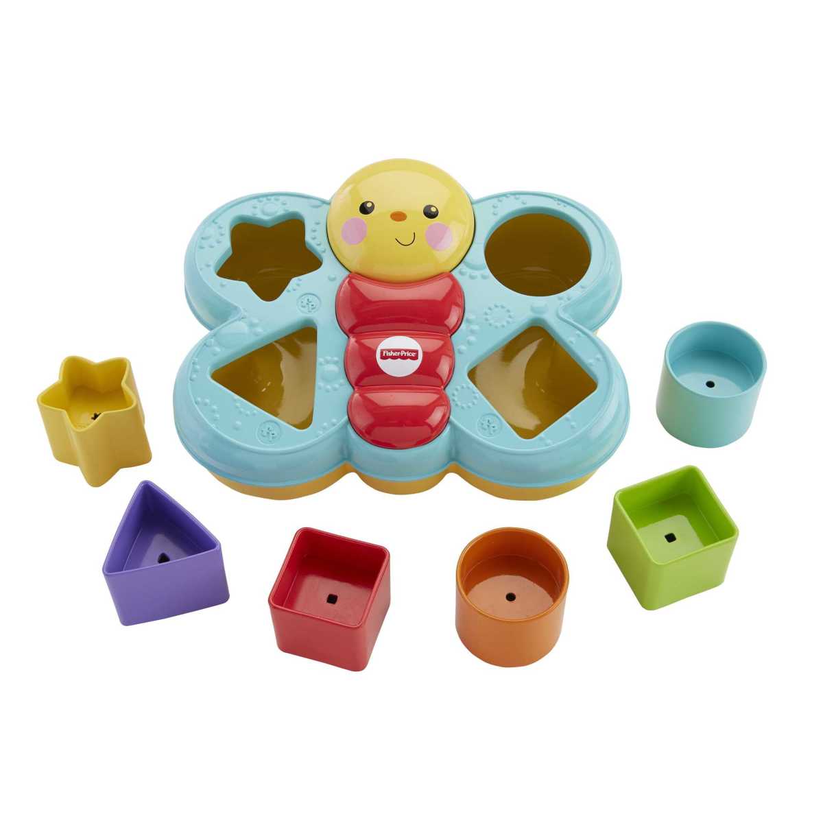 Fisher-Price Juguete Para Bebés Mariposa Bloques Divertidos