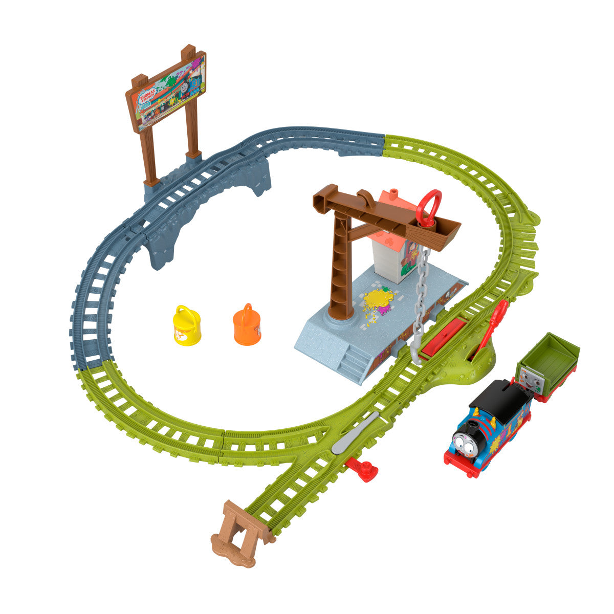 Thomas & Friends Pista De Juguete Entrega De Pintura