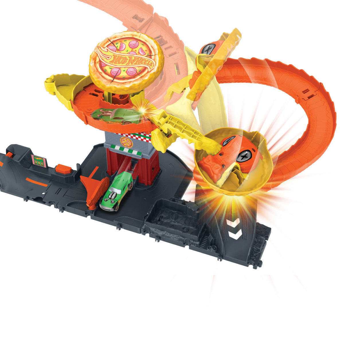 Hot Wheels Pista De Juguete Ataque De Cobra Vs Pizzería