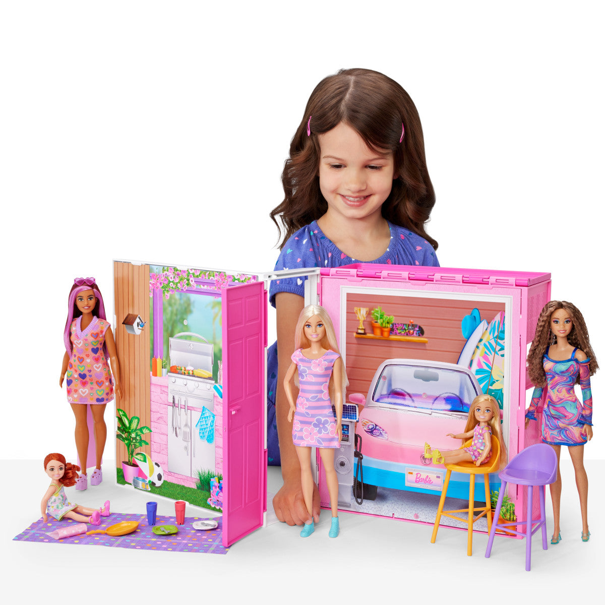 Barbie Casa De Muñecas Glam Con Muñeca
