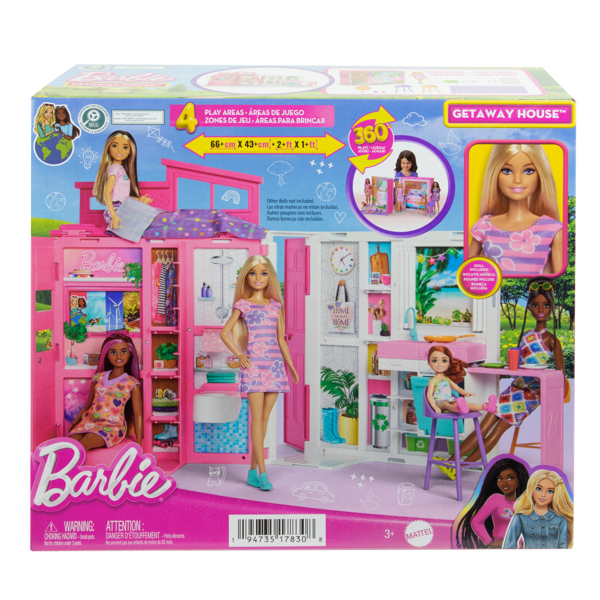 Barbie Casa De Muñecas Glam Con Muñeca