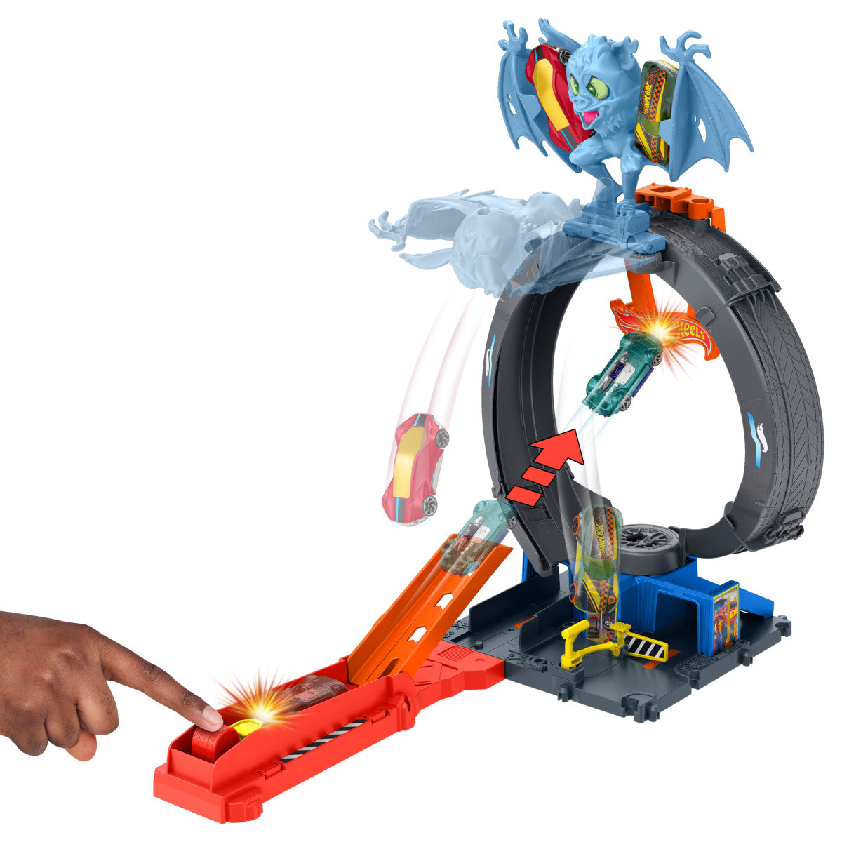 Hot Wheels City Pista De Juguete Ataque De Murci‚lago