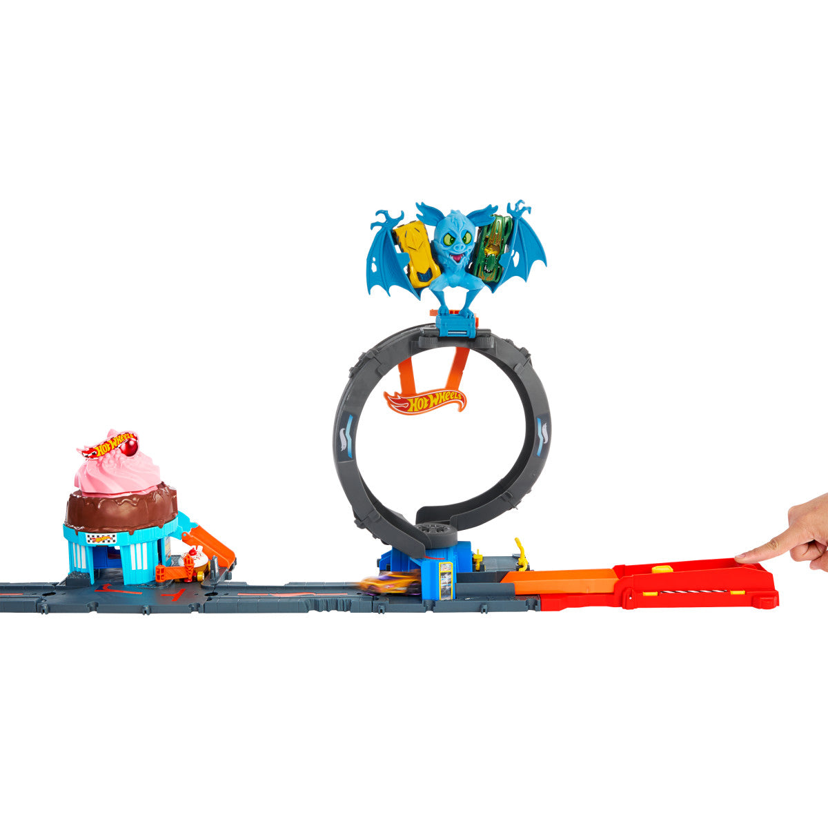 Hot Wheels City Pista De Juguete Ataque De Murci‚lago