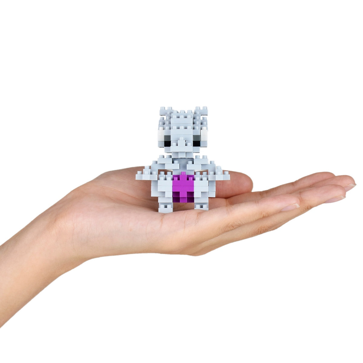 Figura Nanoblock Serie Pokemon De Bandai - Mewtwo