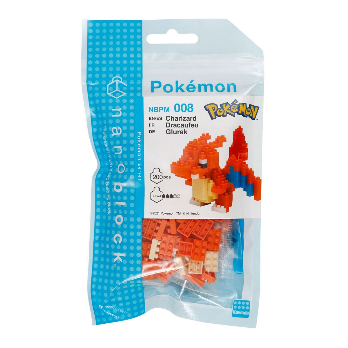 Figura Nanoblock Serie Pokemon De Bandai - Charizard