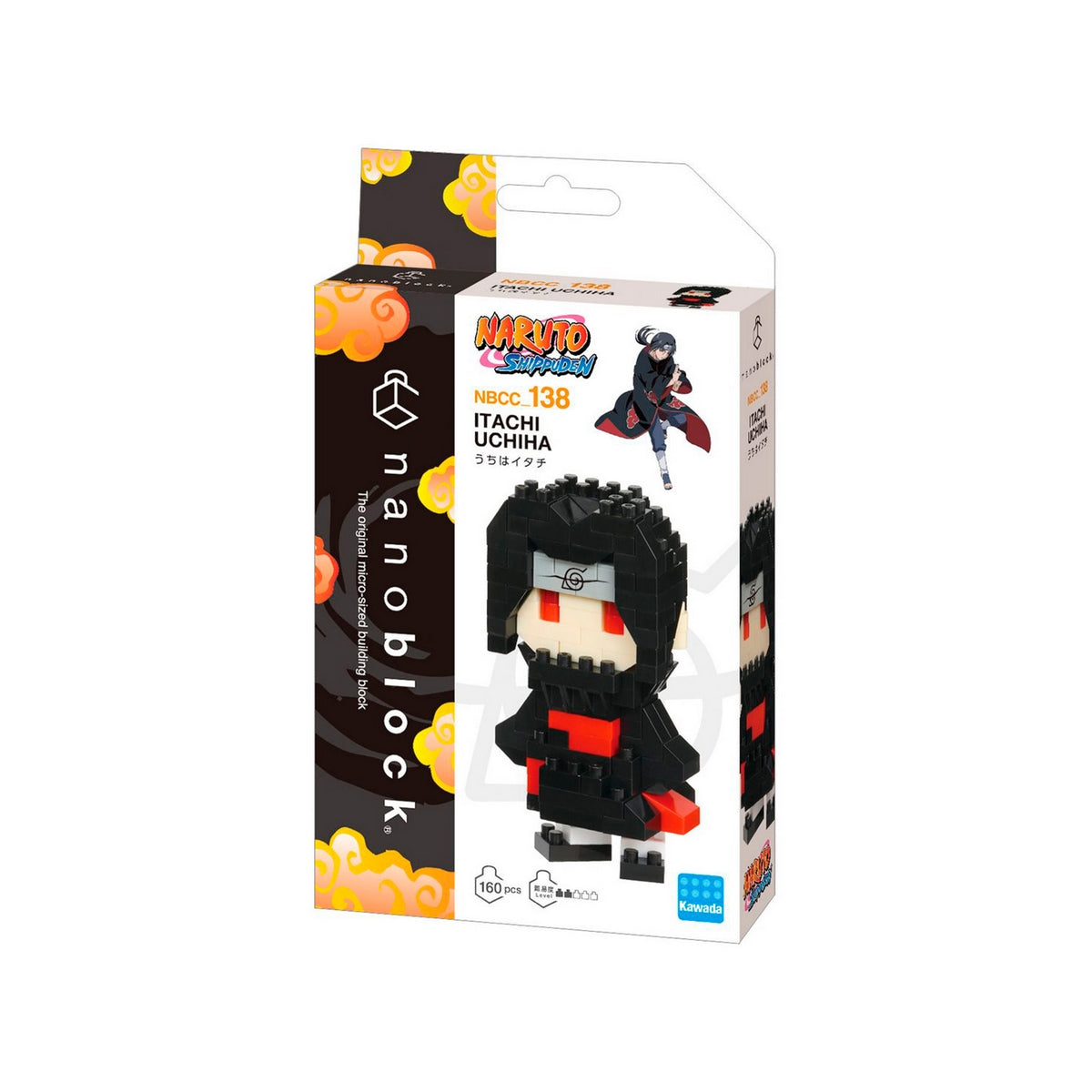 Figura Nanoblock Serie Naruto Shippuden De Bandai - Itachi Uchiha