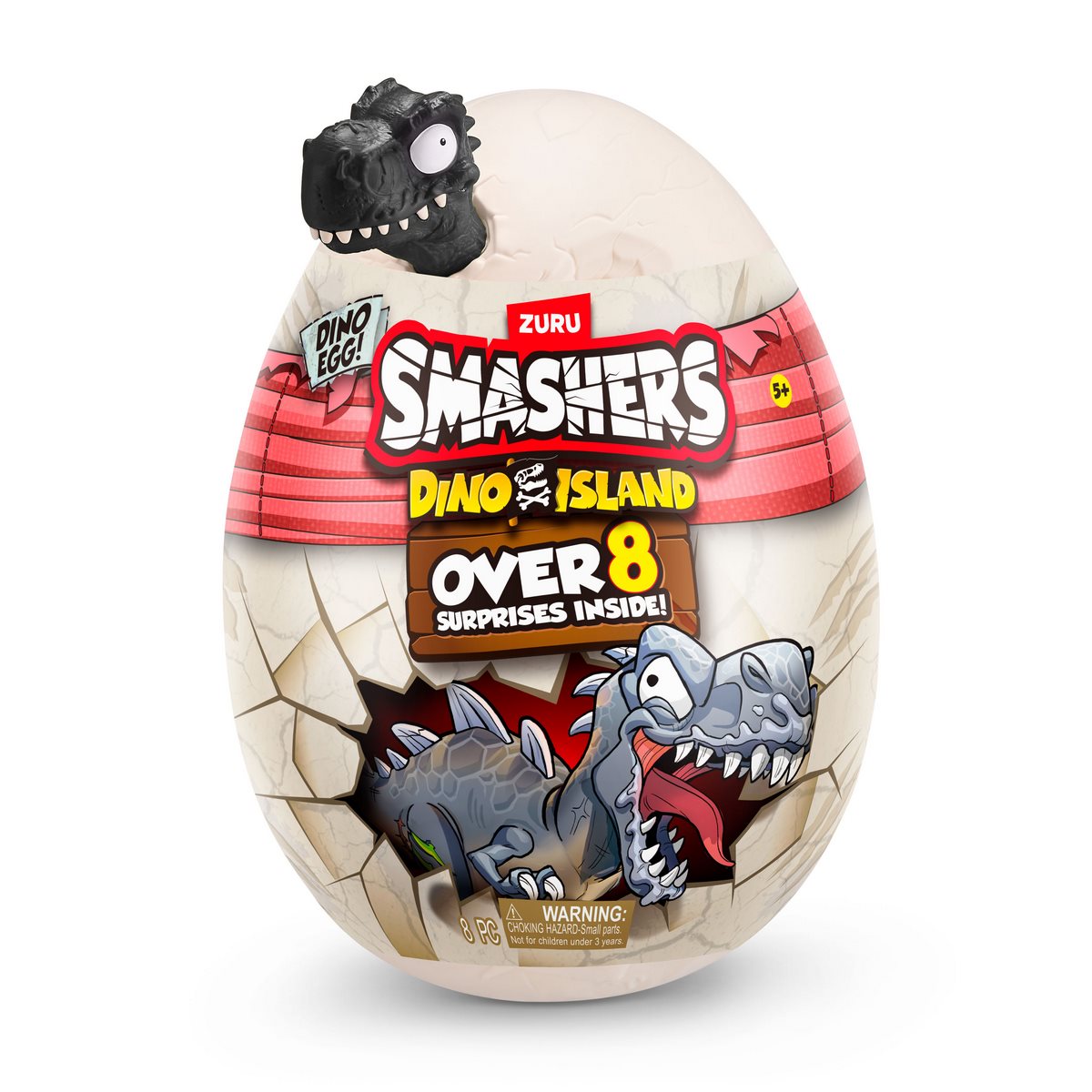 Mini Huevo Smashers Dino Island - Negro