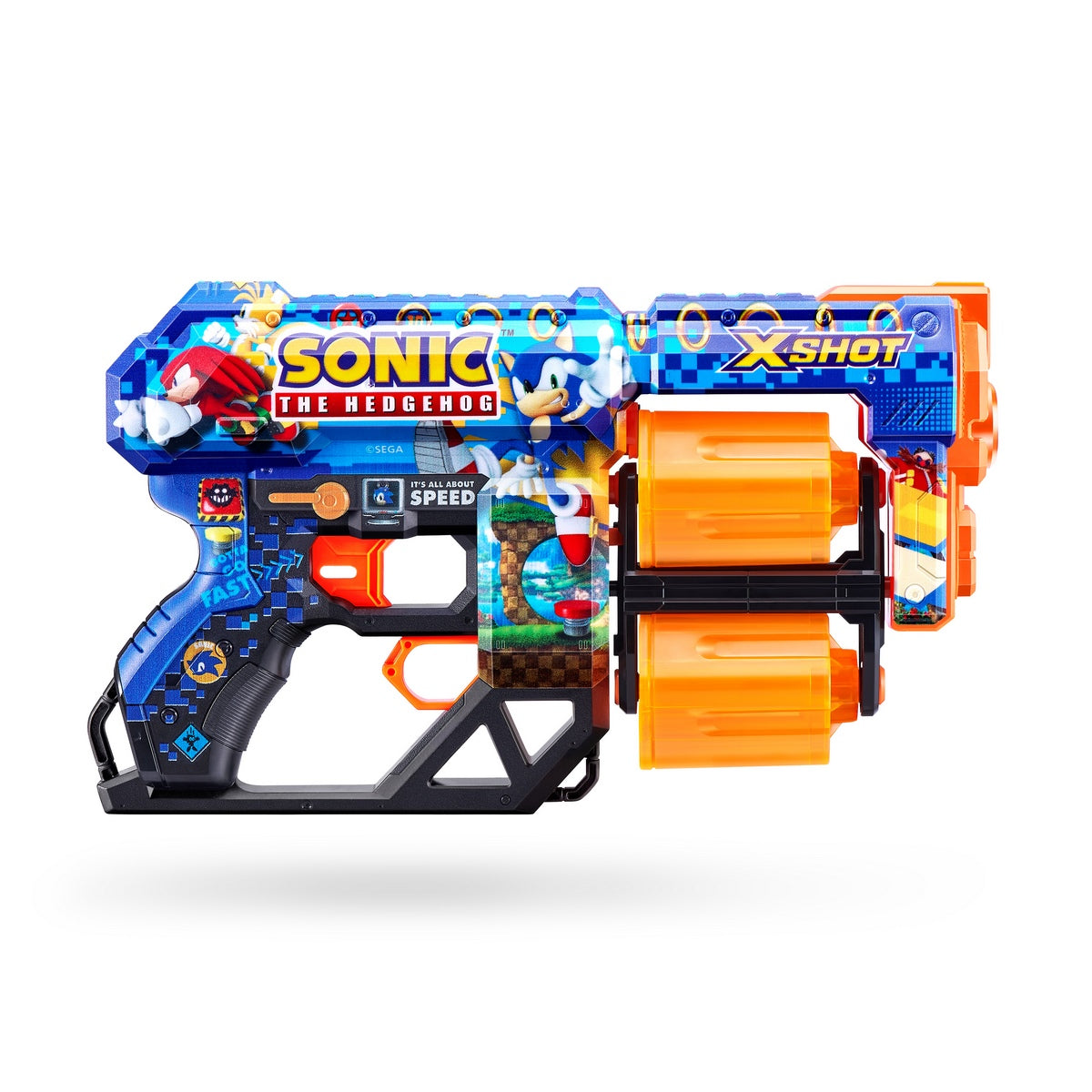 Lanzador Skin Sonic X-Shot-Mega Sonic