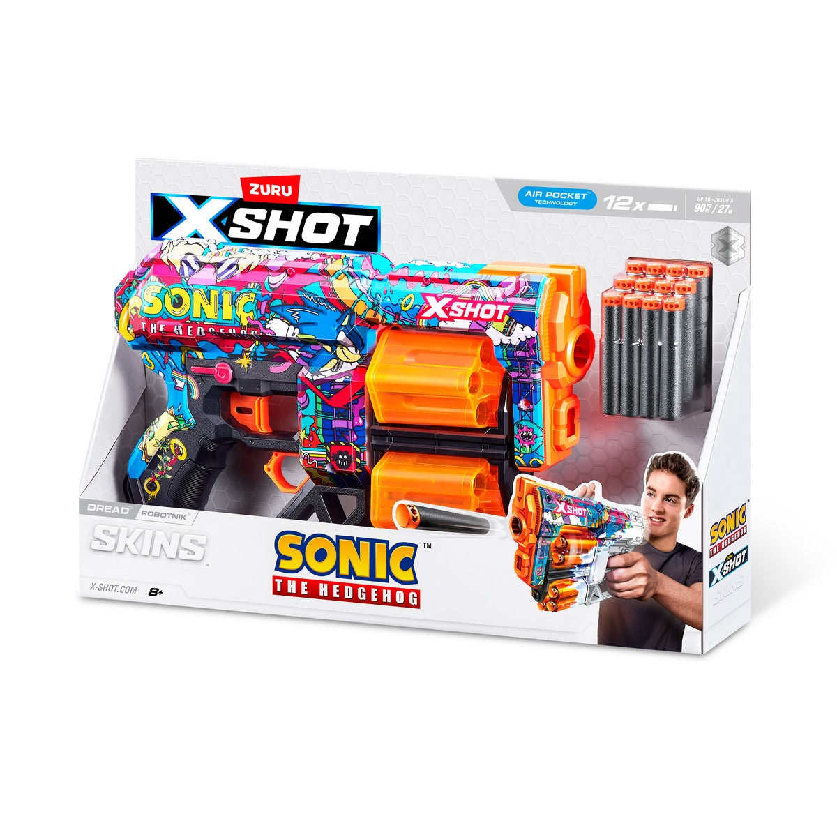 Lanzador Skin Sonic X-Shot-Robotnik