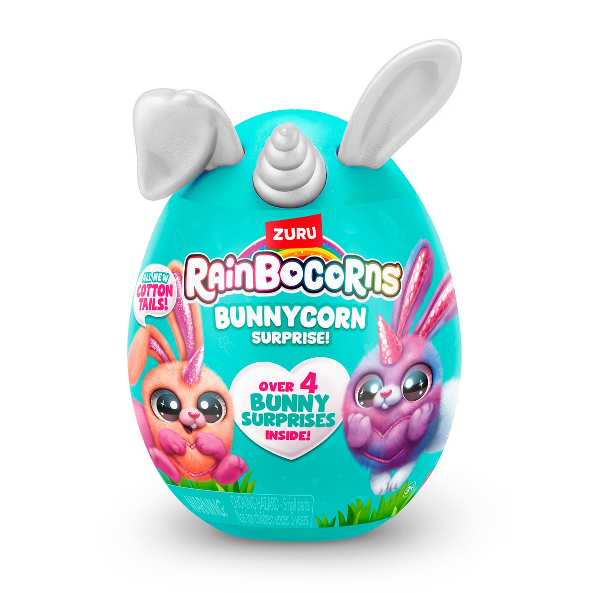 Huevo Bunnycorn Rainbocorns - Plateado