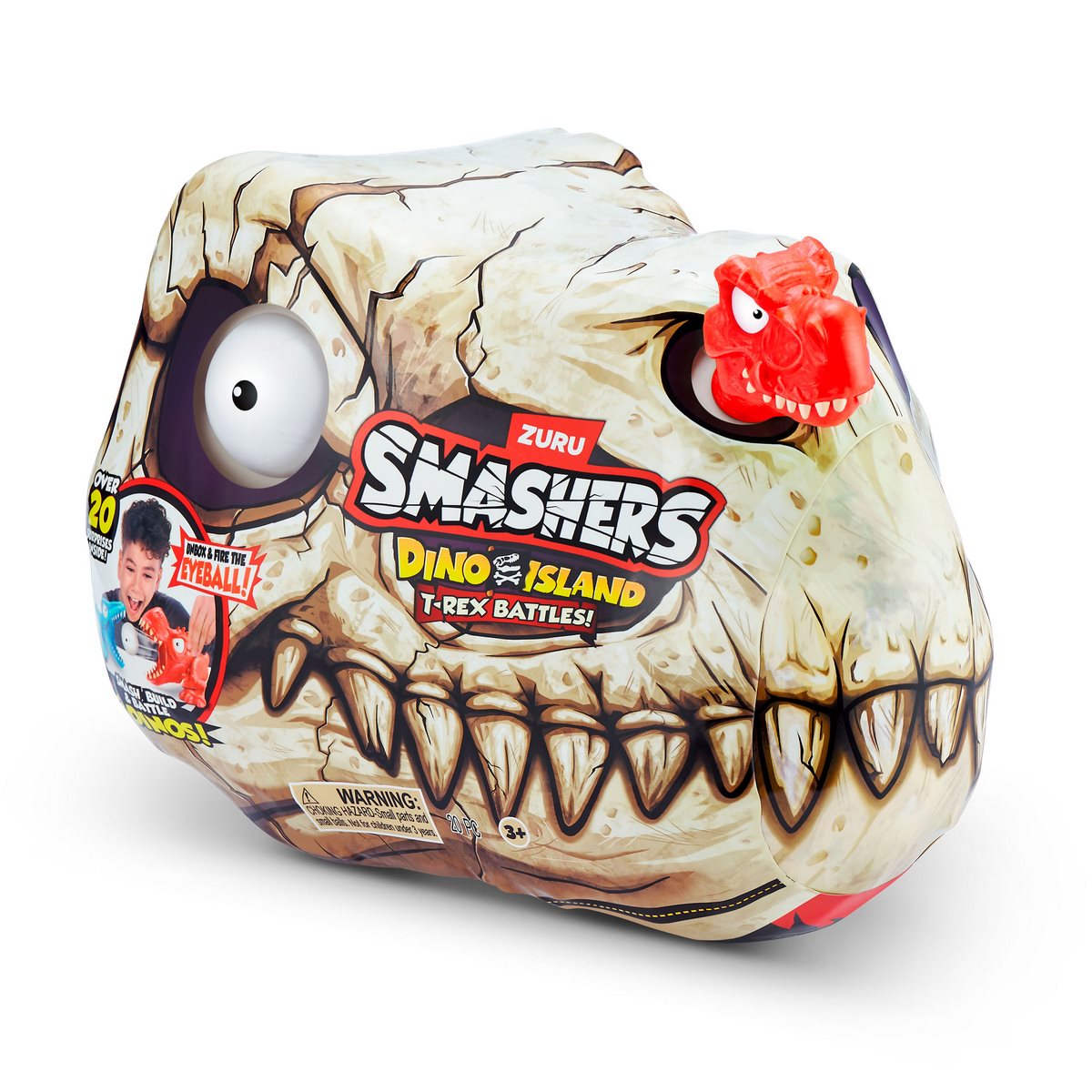 Set De Batalla T-Rex Smashers Dino Island - Rojo