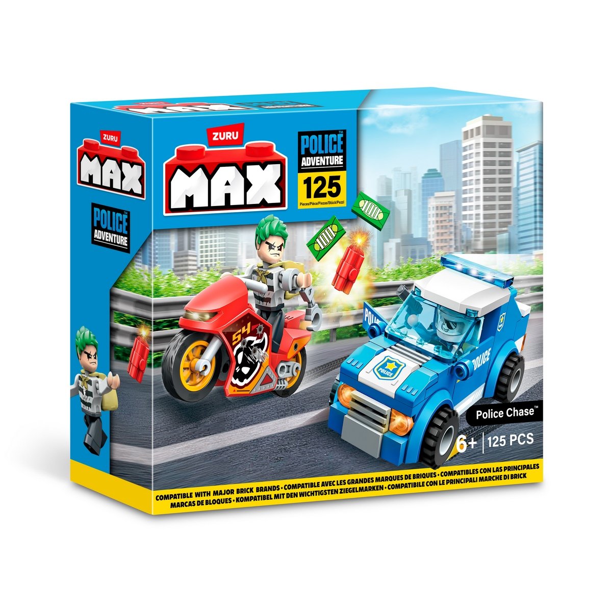 Set 125 Bloques Max Estacion De Policia
