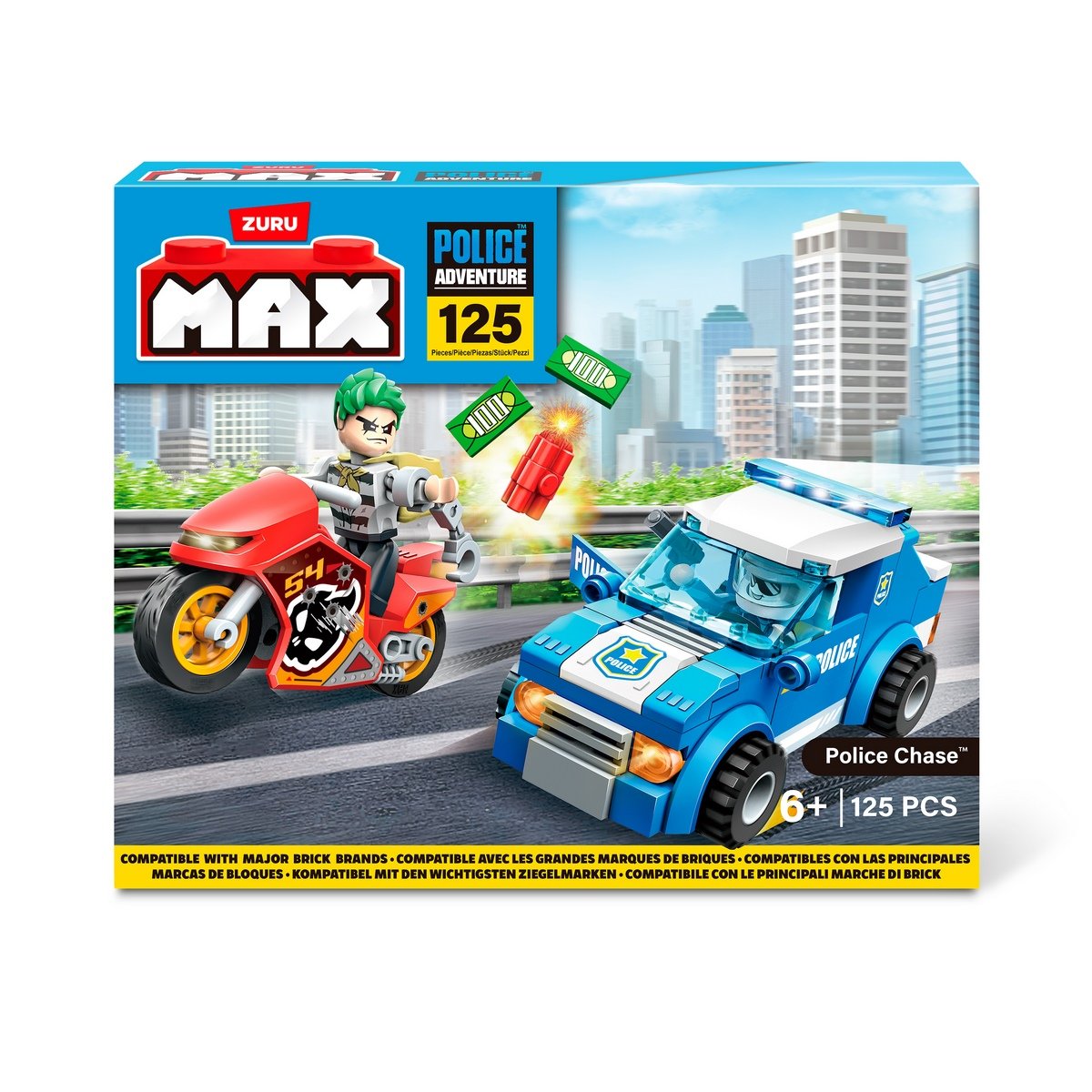 Set 125 Bloques Max Estacion De Policia