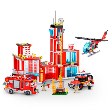 Set 976 Bloques Max Estacion De Bomberos