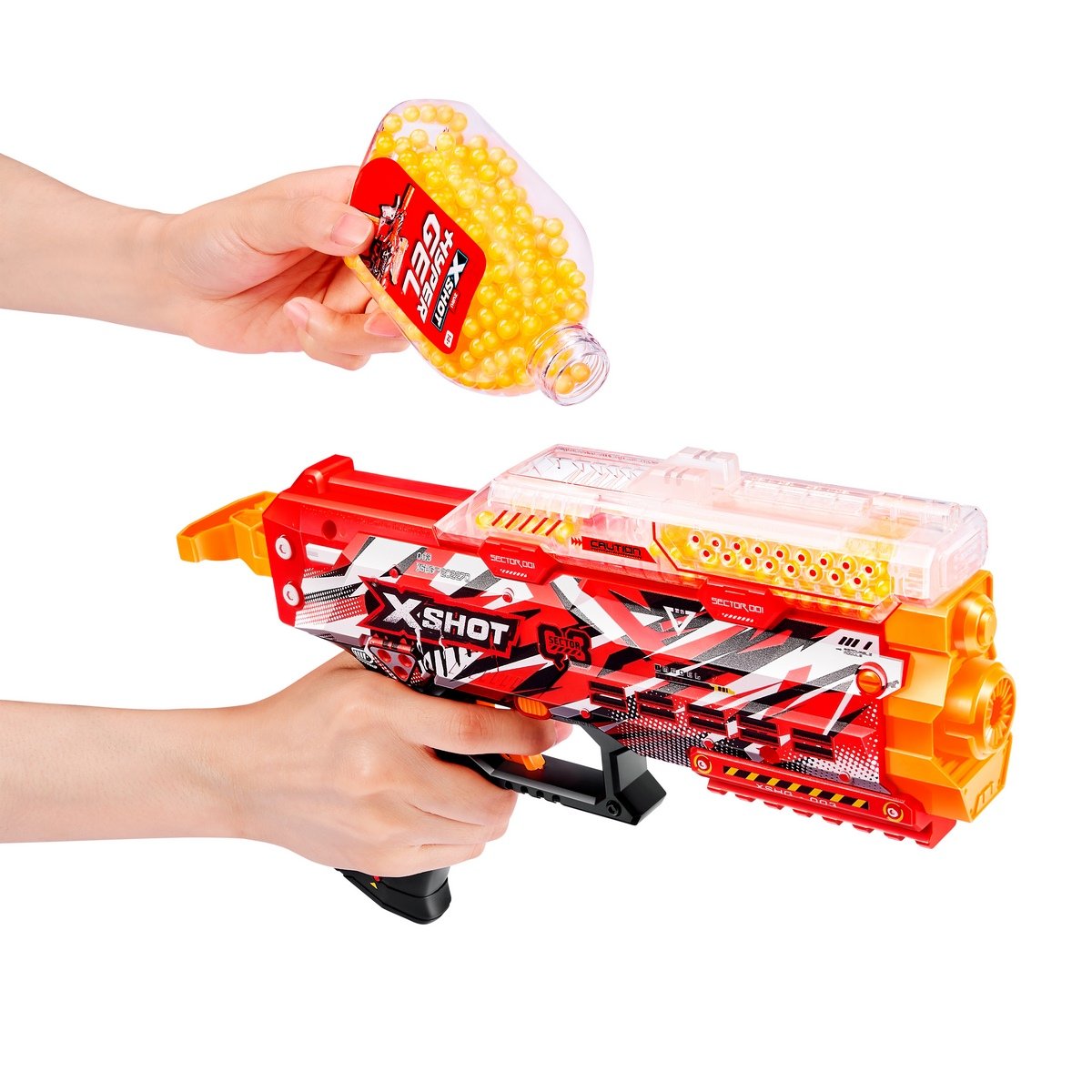Lanzador De Bolitas De Gel X-Shot Pistol Hydrogel Con 3000 Bolitas