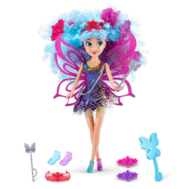 Muñeca Peinado Soñado Sparkle Girlz - Pelo Azul