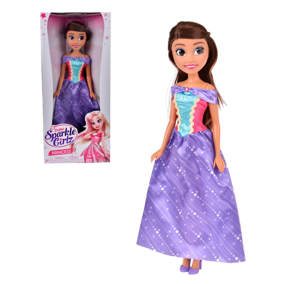 Muñeca Princesa 48 Cms Sparkle Girlz - Castaña Categoría: Muñecas Tipo producto: Muñecas