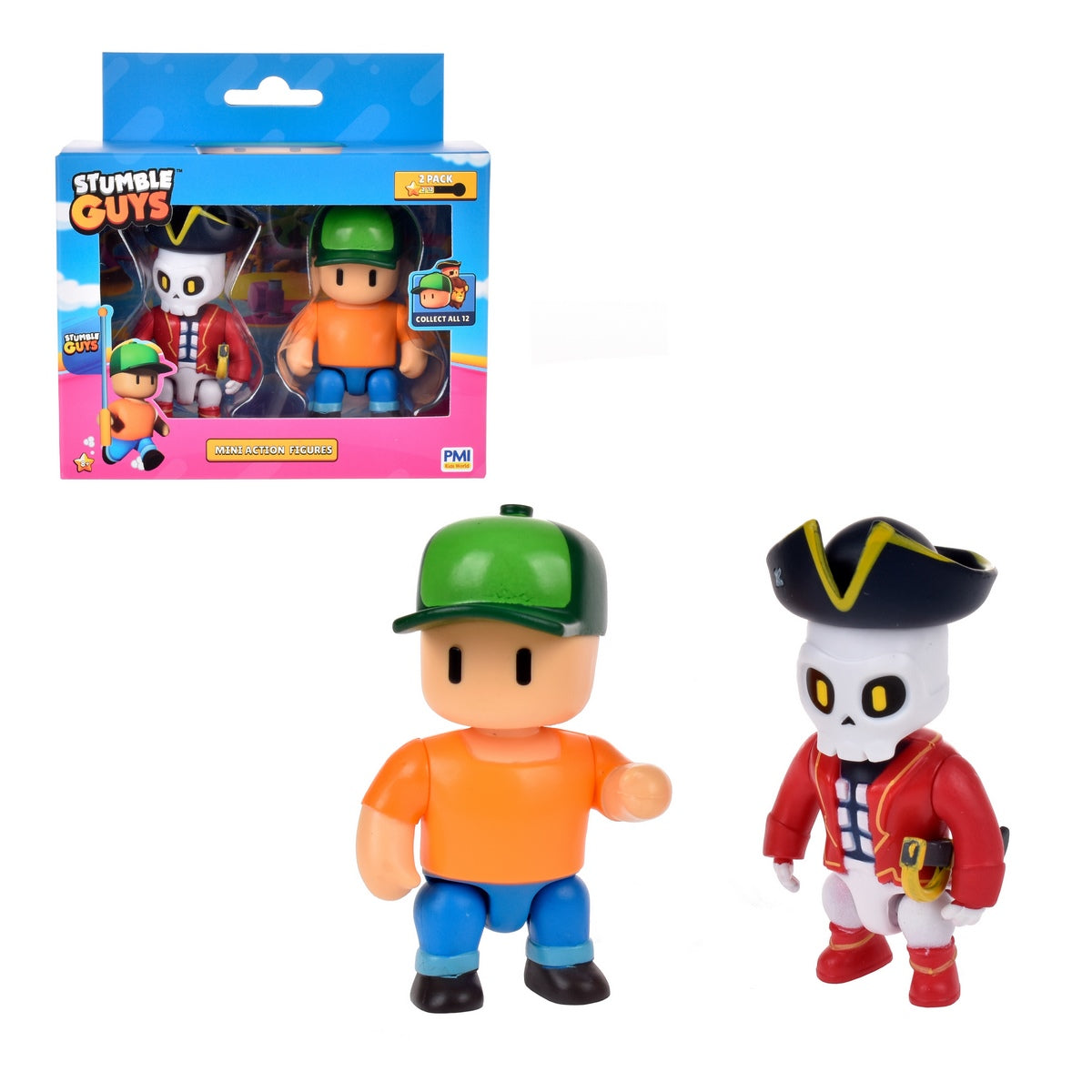 Pack 2 Figuras Articuladas Stumble Guys - Mr. Stumble Categoría: Figuras coleccionables Tipo producto: Figuras de acción