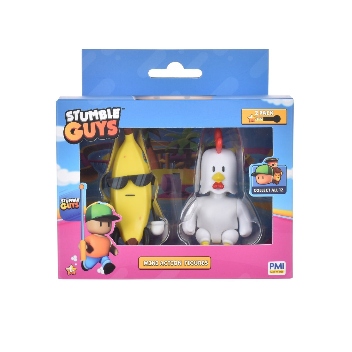 Pack 2 Figuras Articuladas Stumble Guys - Chicken