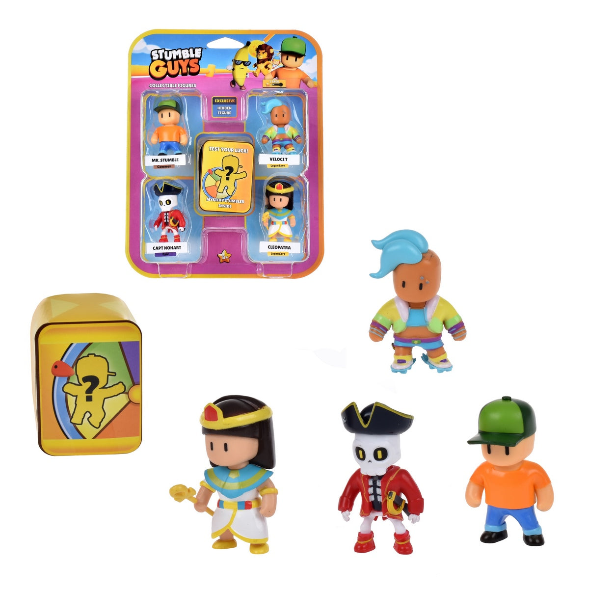 Pack 5 Figuras 5 Cms Stumble Guys - Mr. Stumble Categoría: Figuras coleccionables Tipo producto: Figuras de acción
