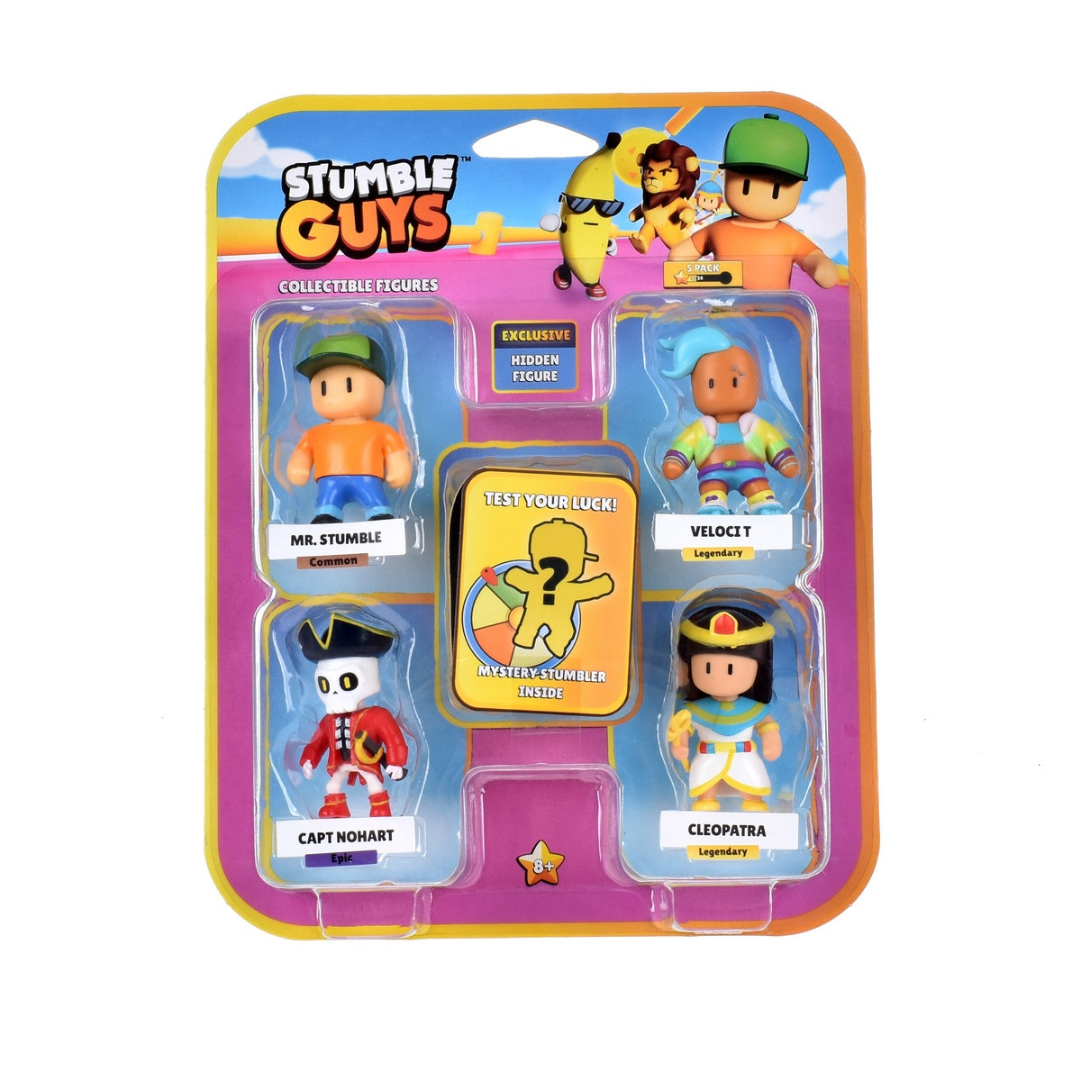 Pack 5 Figuras 5 Cms Stumble Guys - Mr. Stumble