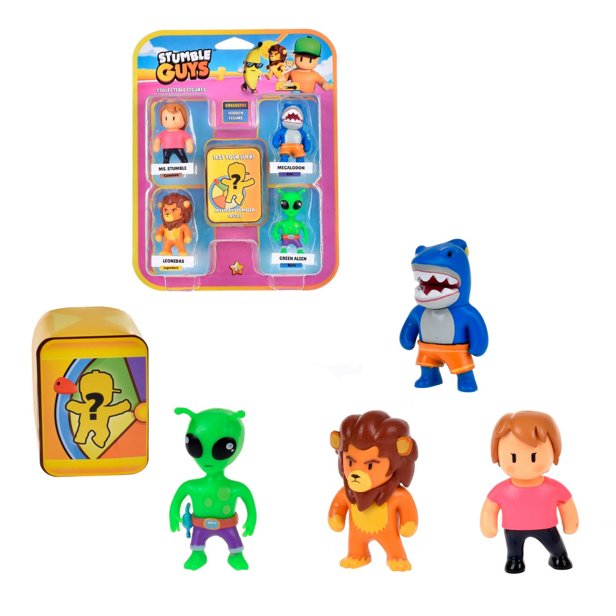 Pack 5 Figuras 5 Cms Stumble Guys - Ms. Stumble Categoría: Figuras coleccionables Tipo producto: Figuras de acción