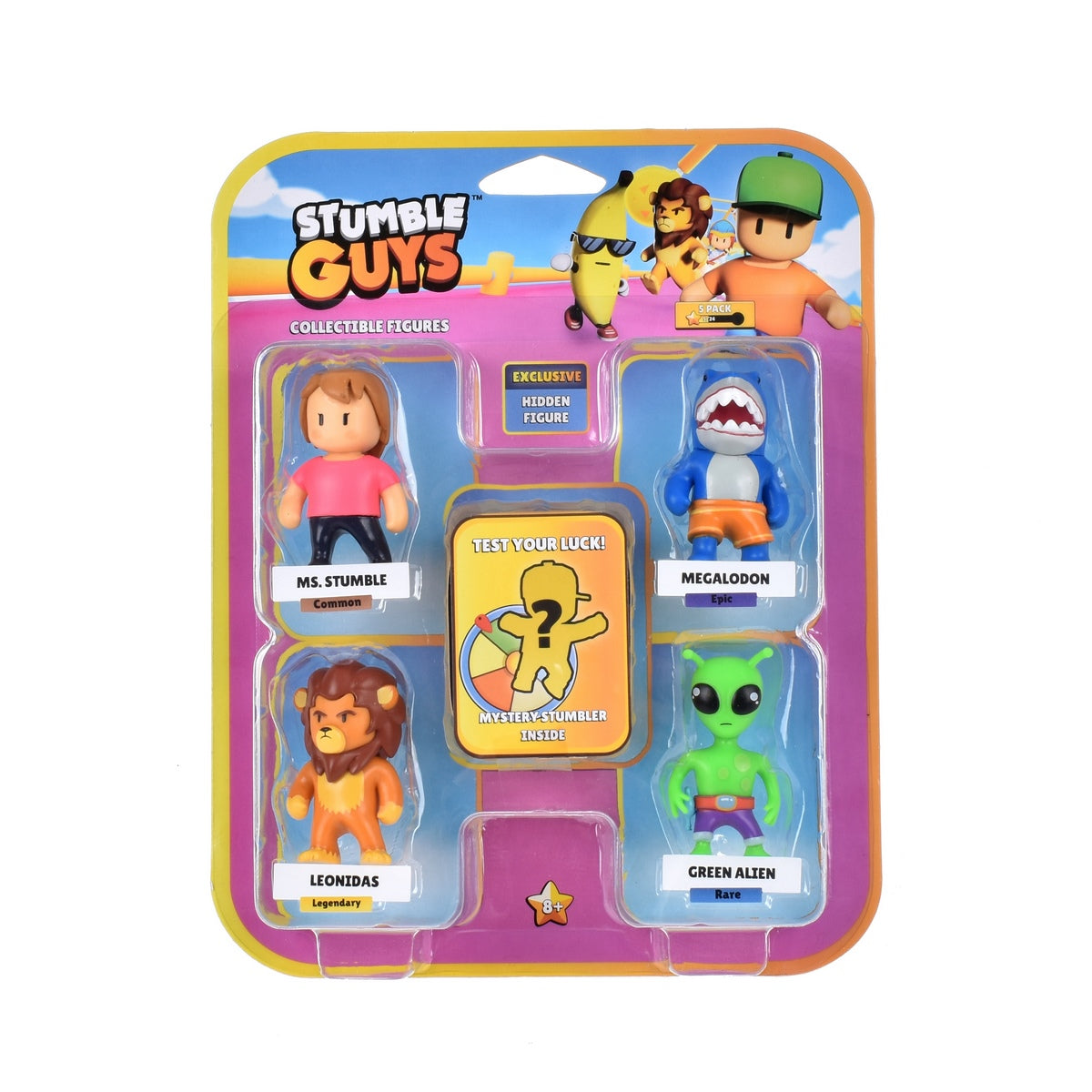 Pack 5 Figuras 5 Cms Stumble Guys - Ms. Stumble