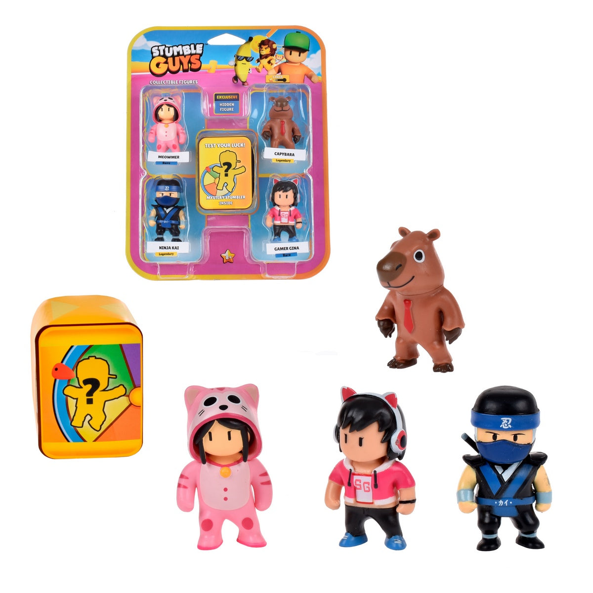 Pack 5 Figuras 5 Cms Stumble Guys - Ninja Kai Categoría: Figuras coleccionables Tipo producto: Figuras de acción