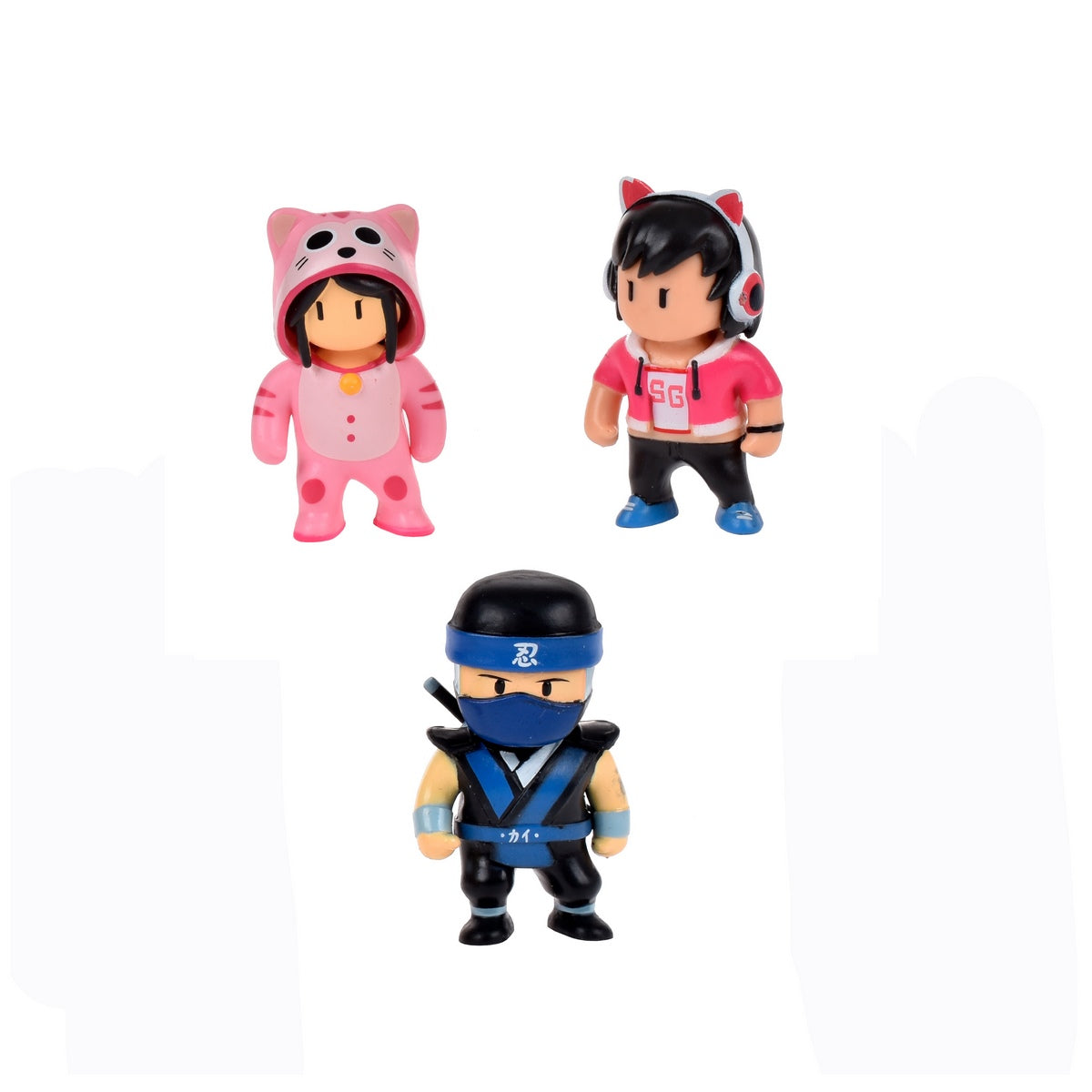 Pack 5 Figuras 5 Cms Stumble Guys - Ninja Kai