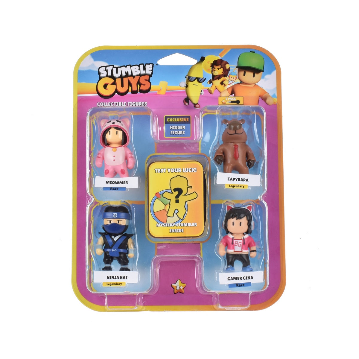 Pack 5 Figuras 5 Cms Stumble Guys - Ninja Kai