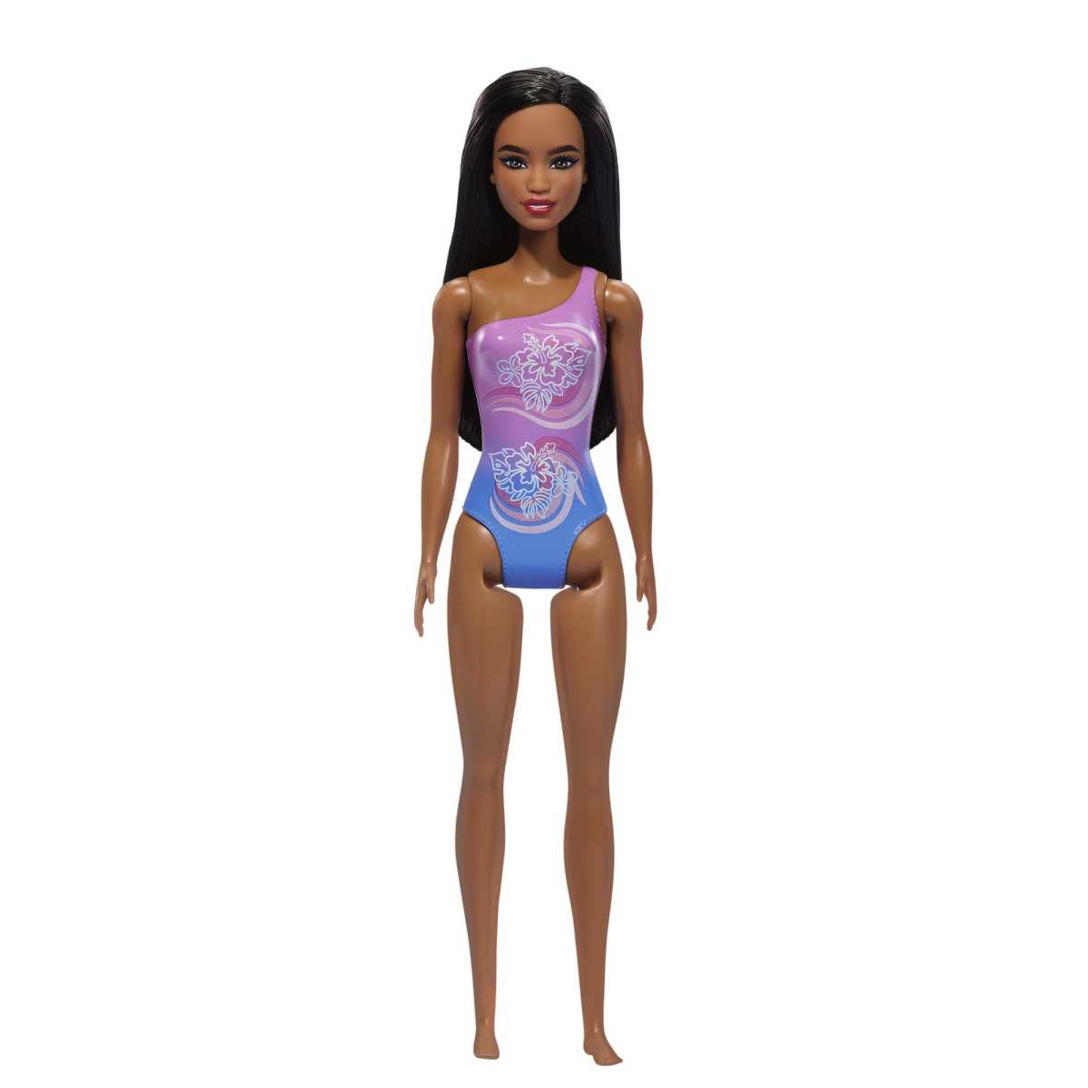 Barbie Fashion & Beauty Muñeca De Playa Sorpresa - Traje De Baño Morado