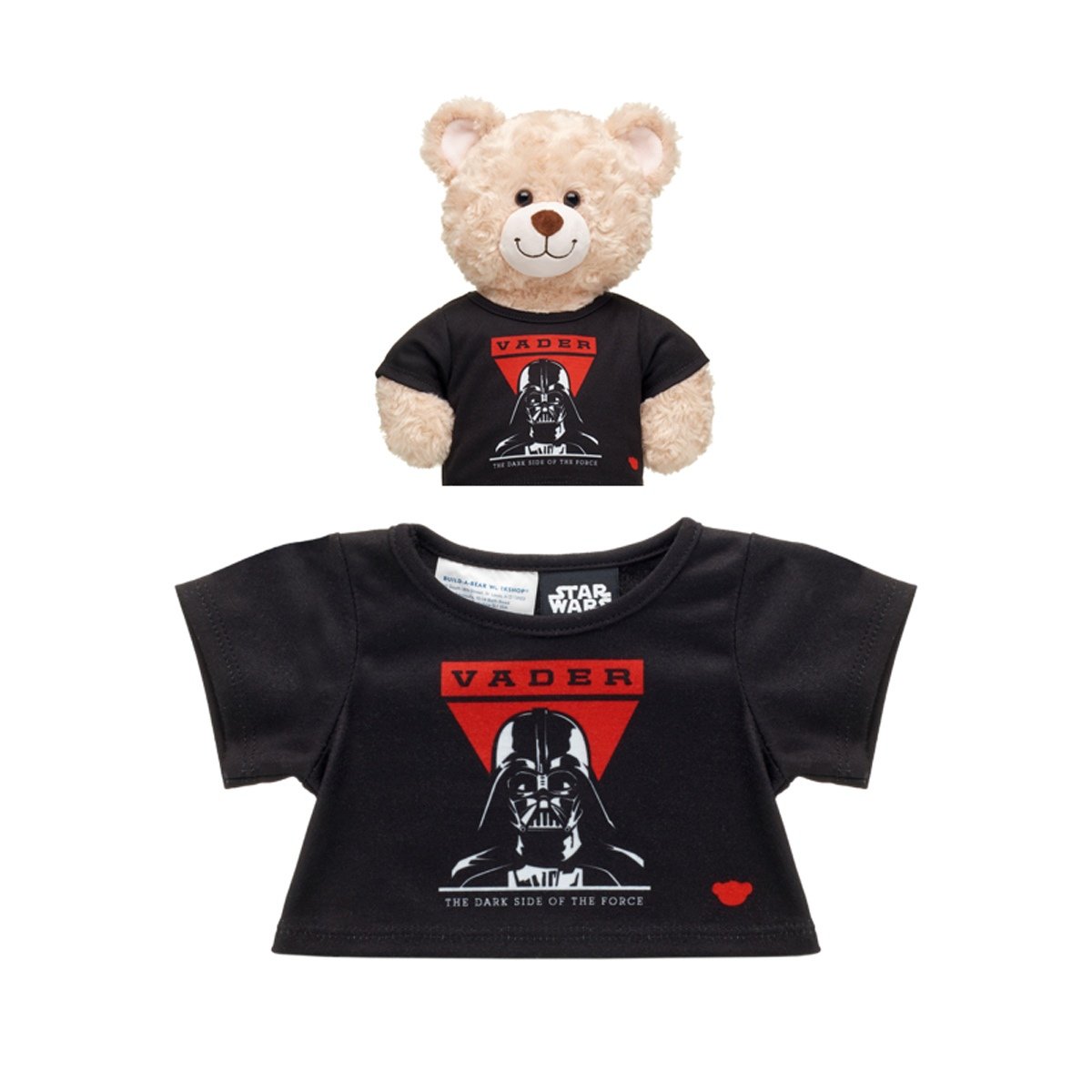 Polera Negra Darth Vader Star Wars Build-A-Bear