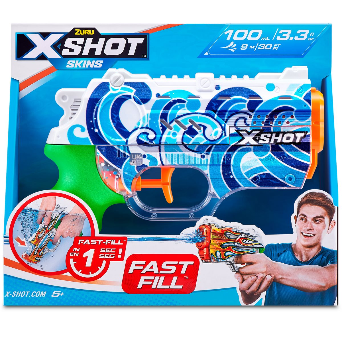 Lanza Agua Nano Skins 100Ml X-Shot - Hydra