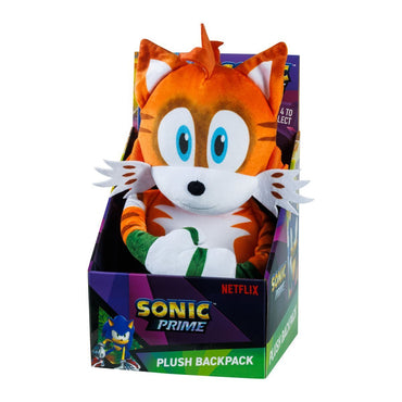 Peluche Mochila Sonic De 30 Cms - Tails