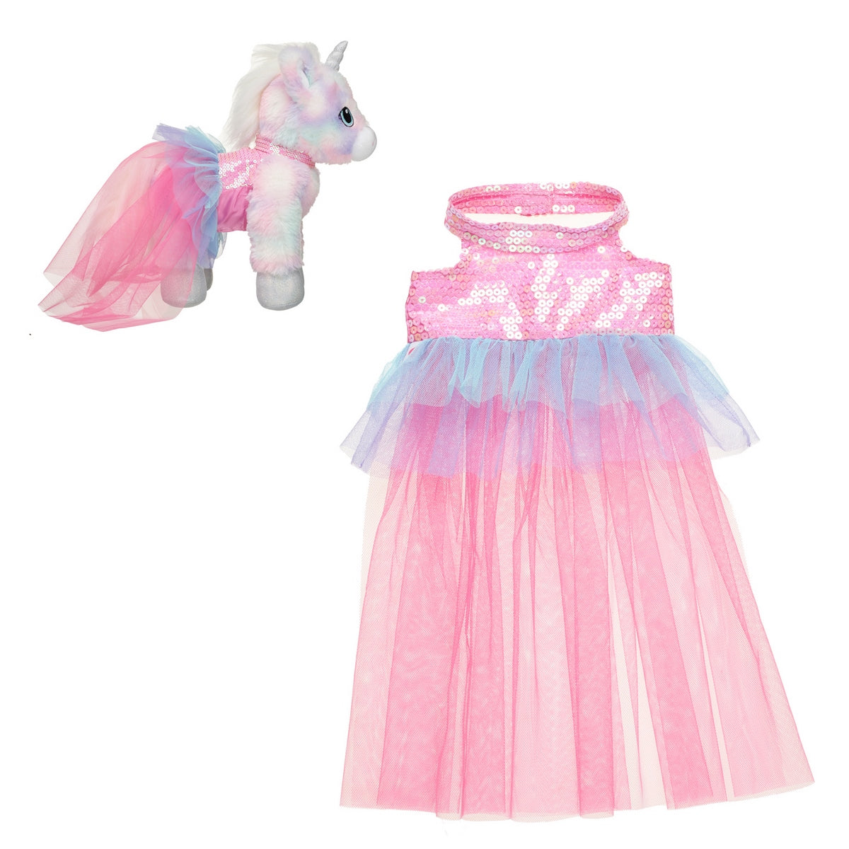 Vestido Unicornio Tul Build-A-Bear Categoría: Ropa Build-a-Bear Tipo producto: Accesorios para muñecas y muñecos de acción