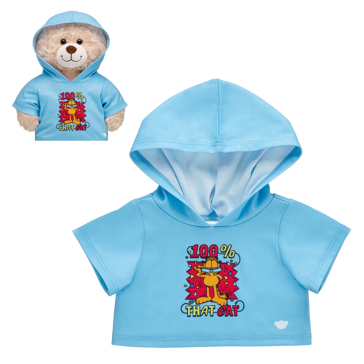 Poleron Con Gorro Garfield Build-A-Bear