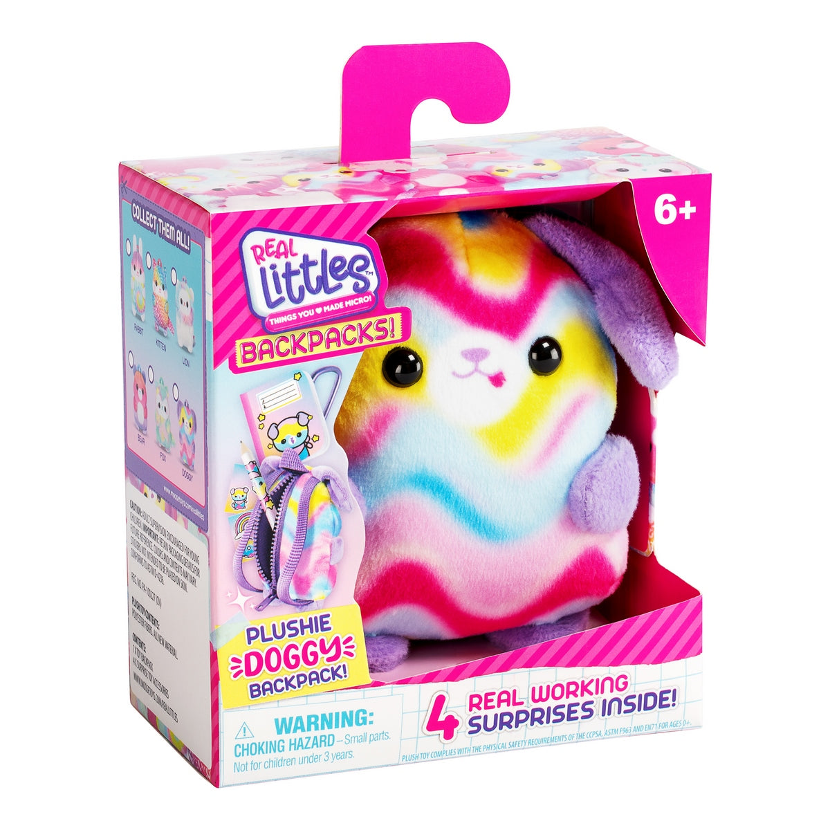 Mochila Peluche Con Accesorios Real Littles - Doggy