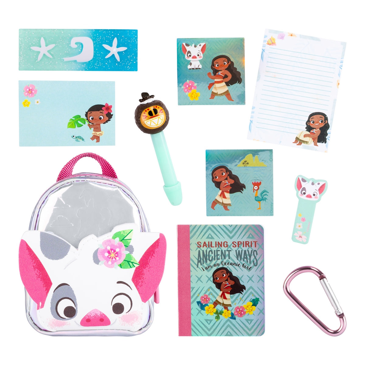 Mochila Disney Con Accesorios Real Littles - Moana