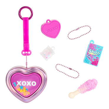 Llavero Metalico Con Accesorios Real Littles - Xoxo