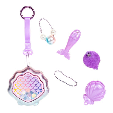 Llavero Metalico Con Accesorios Real Littles - Sirena