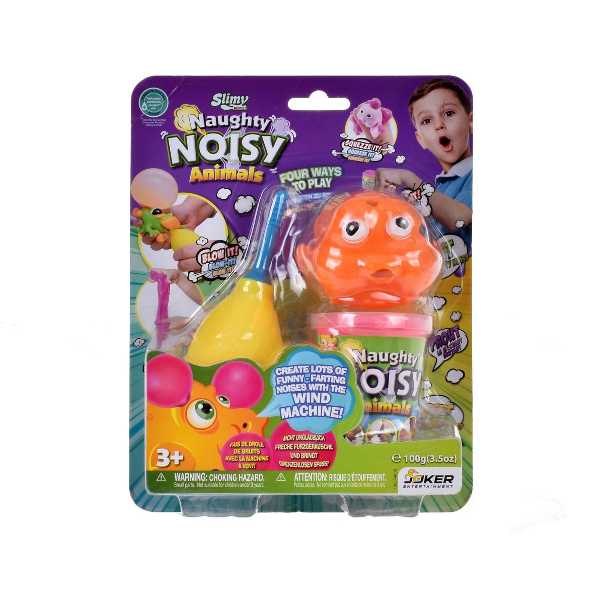 Crea Ruidos De Animales Divertidos Con Slime - Naranja