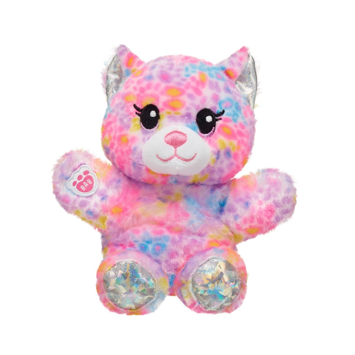 Mini Peluche Beans Leopardo Arcoiris Build-A-Bear