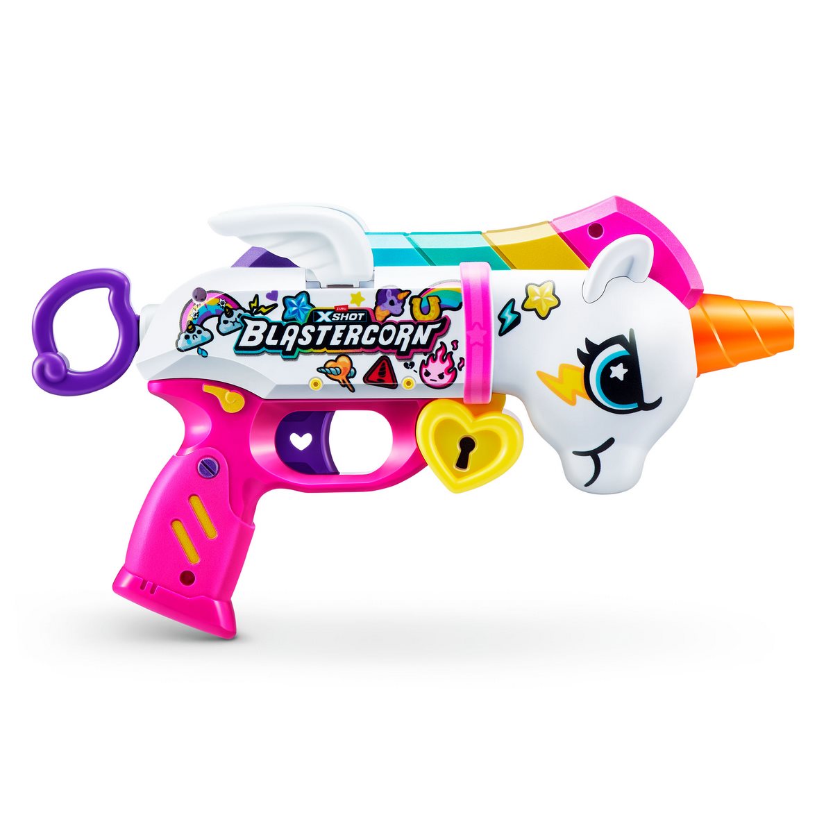 Lanza Dardos Unicornio Skins Con 16 Dardos X-Shot
