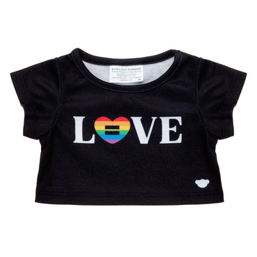 Polera Negra Love Build-A-Bear