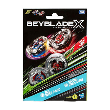 Beyblade X Tail Viper Sword Dran