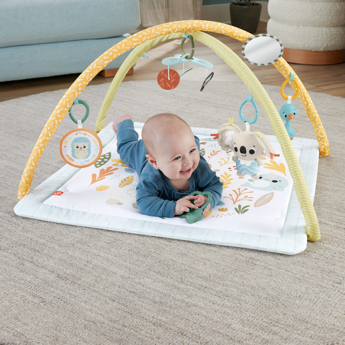 Fisher-Price Baby Gimnasio Para Bebés Primeros Sentidos