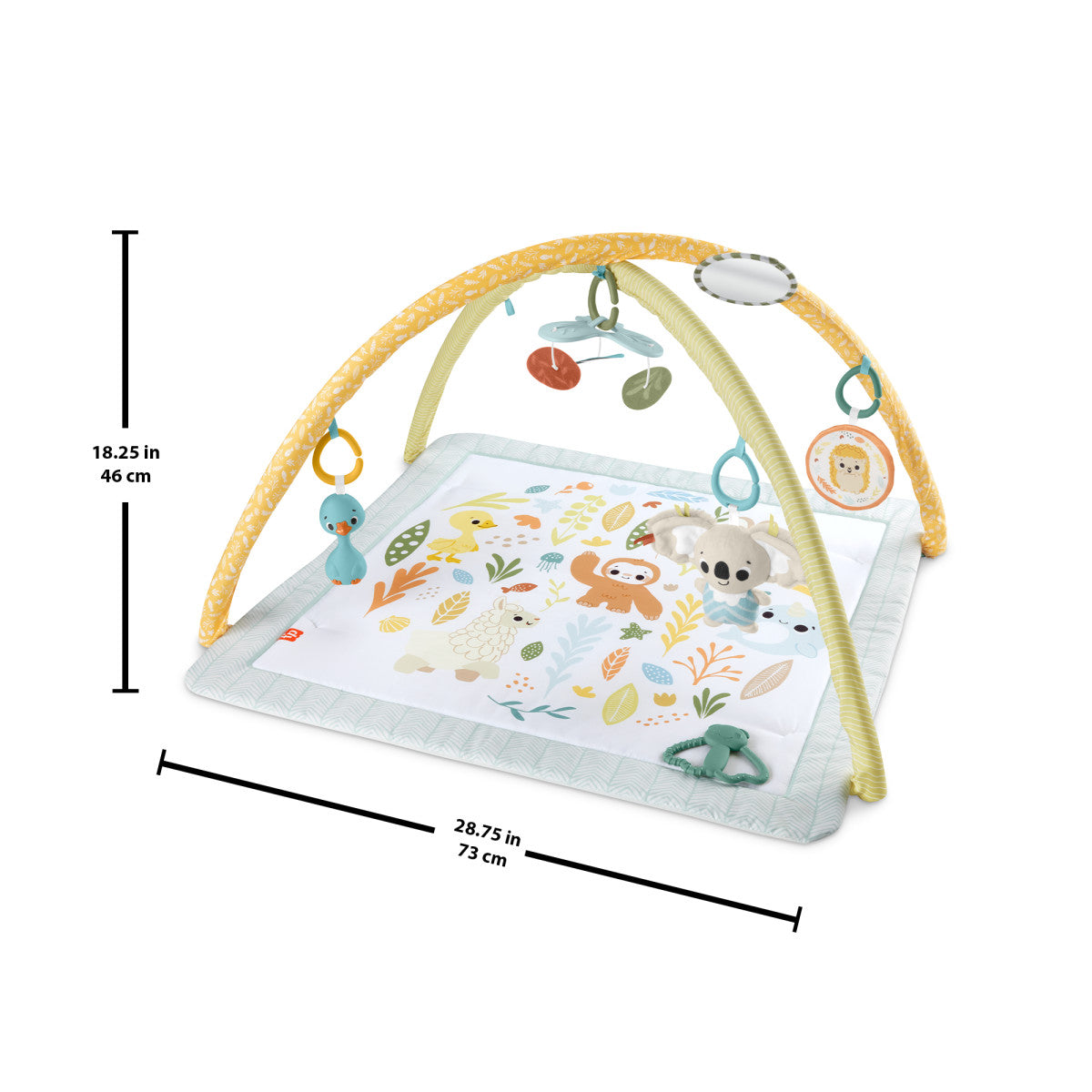 Fisher-Price Baby Gimnasio Para Bebés Primeros Sentidos
