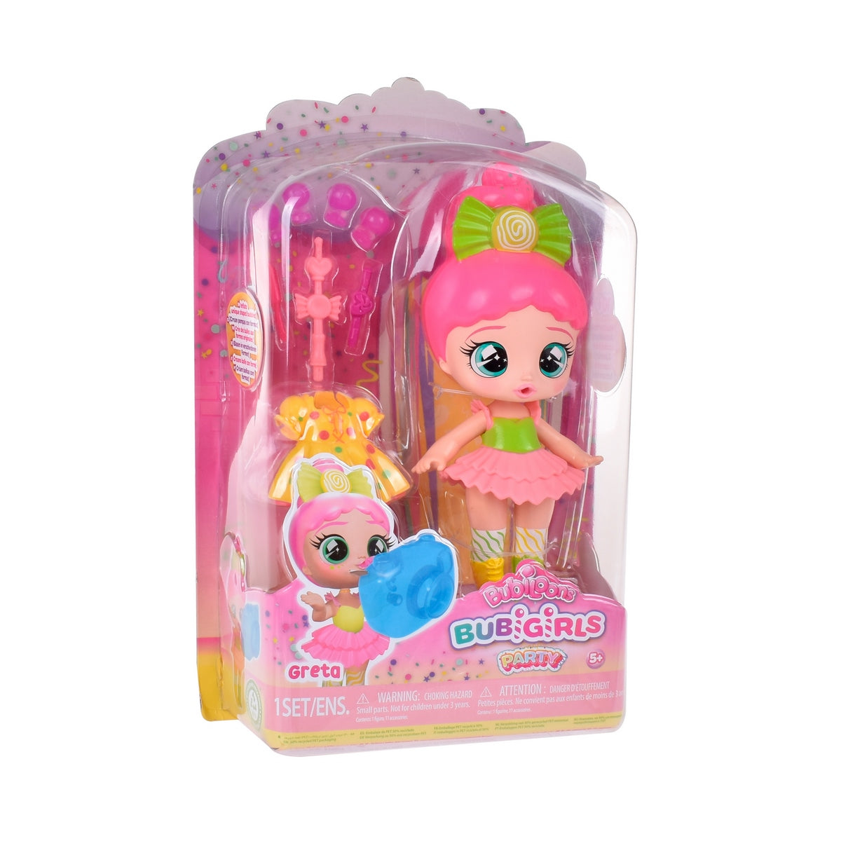 Muñeca Bubiloons Con Globos Y Accesorios - Greta
