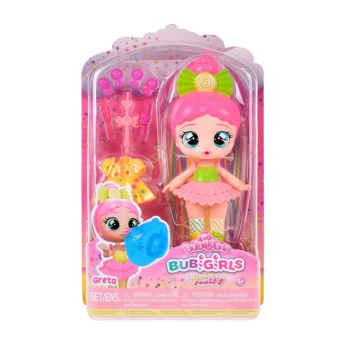 Muñeca Bubiloons Con Globos Y Accesorios - Greta