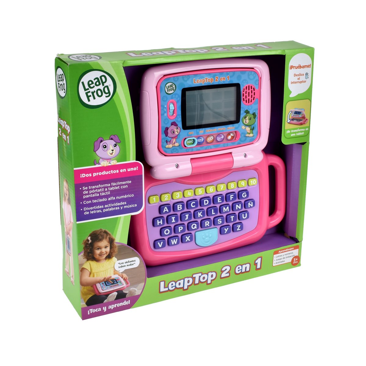 Computador Leapfrog 2 En 1 Rosado